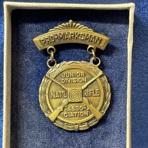 Vintage Pro-Marksman Junior National Rifle Association Metal